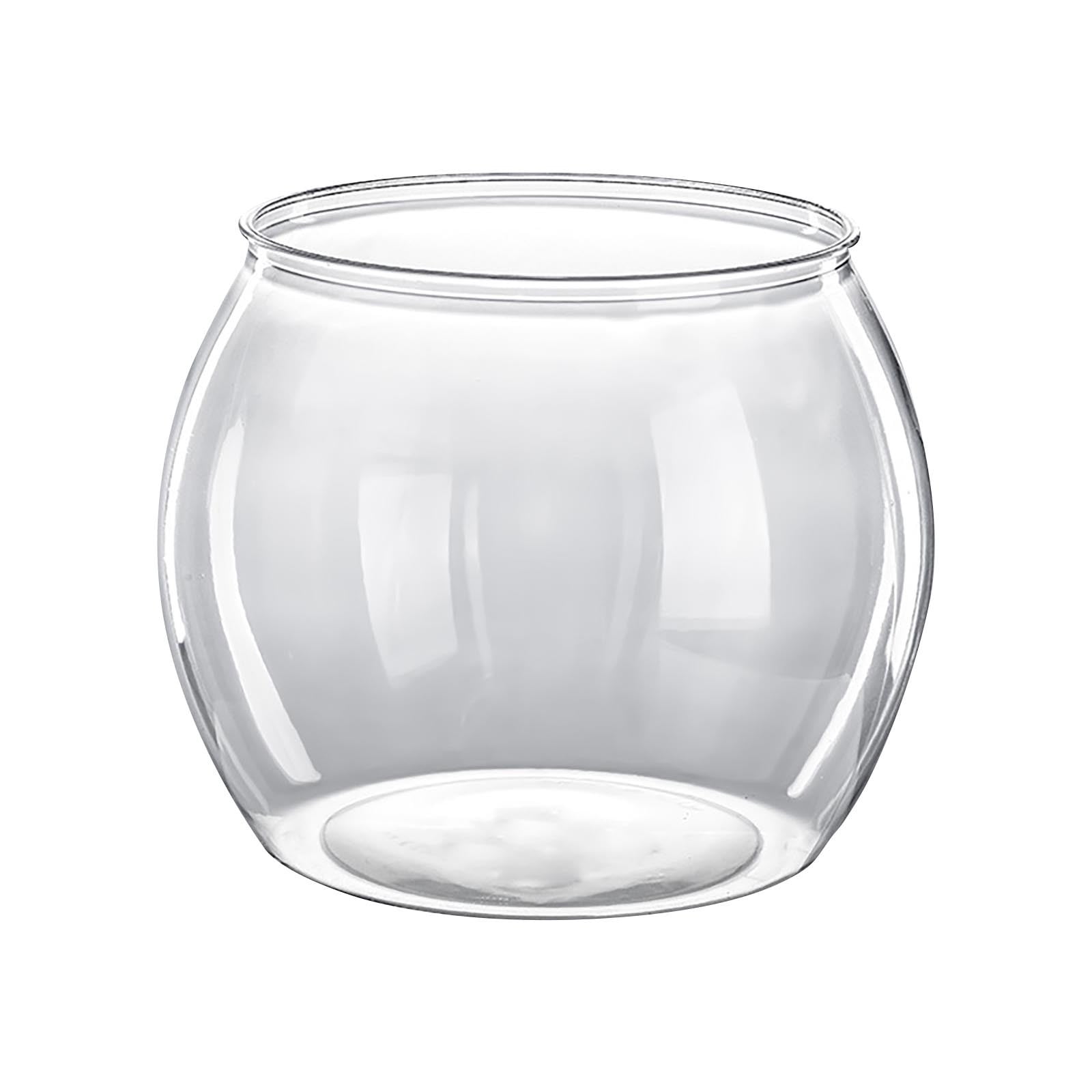 Round Fish Tank, Transparent Goldfish Bowl Fish Vase Bowl,Ornamental ...