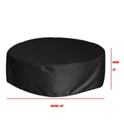 Swimming Pool Cover Round Fit Foldable Washable Durable Protective Outdoor Pool Accessory