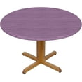 thumbnail image 1 of Round Fitted Tablecloth 44 Inch, Purple Natural Texture Round Tablecloth Water Resistant Spill Proof Tabletop Covers Round Outdoor Tablecloth for Dining Table, Buffet Parties and Camping, 1 of 8
