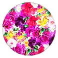 thumbnail image 1 of Round Fitted Tablecloth with Elastic Edges Fits 36"-44" Round Tables Pioneer Colorful Floral Waterproof Table Cover Washable Indoor and Outdoor for Party Kitchen Dinner Banquet Patio Picnic, 1 of 7