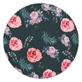 thumbnail image 1 of Round Fitted Tablecloth with Elastic Edges Fits 36"-44" Round Tables Pioneer Colorful Floral Waterproof Table Cover Washable Indoor and Outdoor for Party Kitchen Dinner Banquet Patio Picnic, 1 of 7
