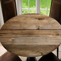 Round Fitted Tablecloth,Wooden, Elastic Edged Table Cover, Outdoor & Indoor, Picnic, Patio, Lodge Party Decor Present, Tablecloth Size 50"(Fit for 38.2"-42.1" Table)