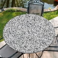 thumbnail image 1 of Round Fitted Tablecloth with Elastic Edge Design Table Cover Waterproof Stain-Resistant Wipeable Table Cloth Best for 38"-42" Round Tables Gray, 1 of 4