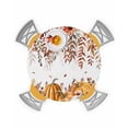 thumbnail image 1 of Round Fitted Tablecloths with Elastic Edge Thanksgiving Pumpkin Oil-Proof Waterproof Wipeable Table Cover for Kitchen Dining Party Decor Fall Eucalyptus Leaves Table Clothes,36" - 44", 1 of 6