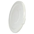 thumbnail image 1 of Round Flat Top Lid, For 32 Gal Round Brute Containers, 22.25" Diameter, White | Bundle of 5 Each, 1 of 1