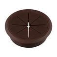 thumbnail image 1 of Round Flexible Abs Cable Cord Grommet Rubber Grommets Table Tv Console Hole Cover Wire Organizer for Desktop Cable Pass Coffee, 1 of 9
