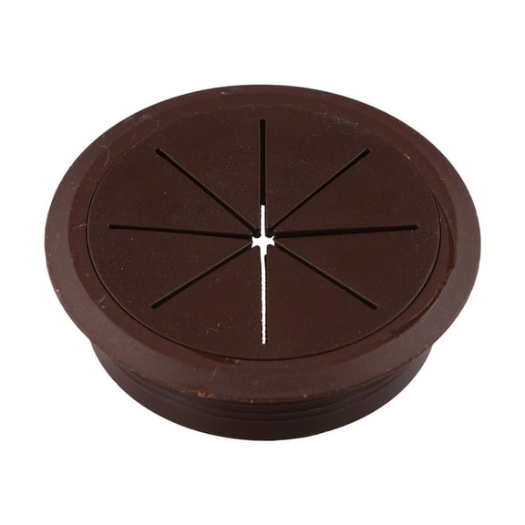 Round Flexible Abs Cable Cord Grommet Rubber Grommets Table Tv Console Hole Cover Wire Organizer for Desktop Cable Pass Coffee