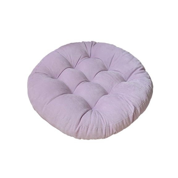 Round Floor Cushion,Velvet Thick Ergonomic Support Comfort Mat,High Density Anti Collapse Soft Pillow,Lightweight Portable Leisure Relaxation Mat,Home Bedroom Balcony Office Tatami Cushion