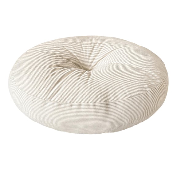 Round Floor Pillow Seat Cushion Comfortable Corduroy Pad for Sofa Balcony Garden Decorative