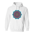thumbnail image 1 of Round Floral Colored Design Hoodie Men -Image by Shutterstock, Male Large, 1 of 4
