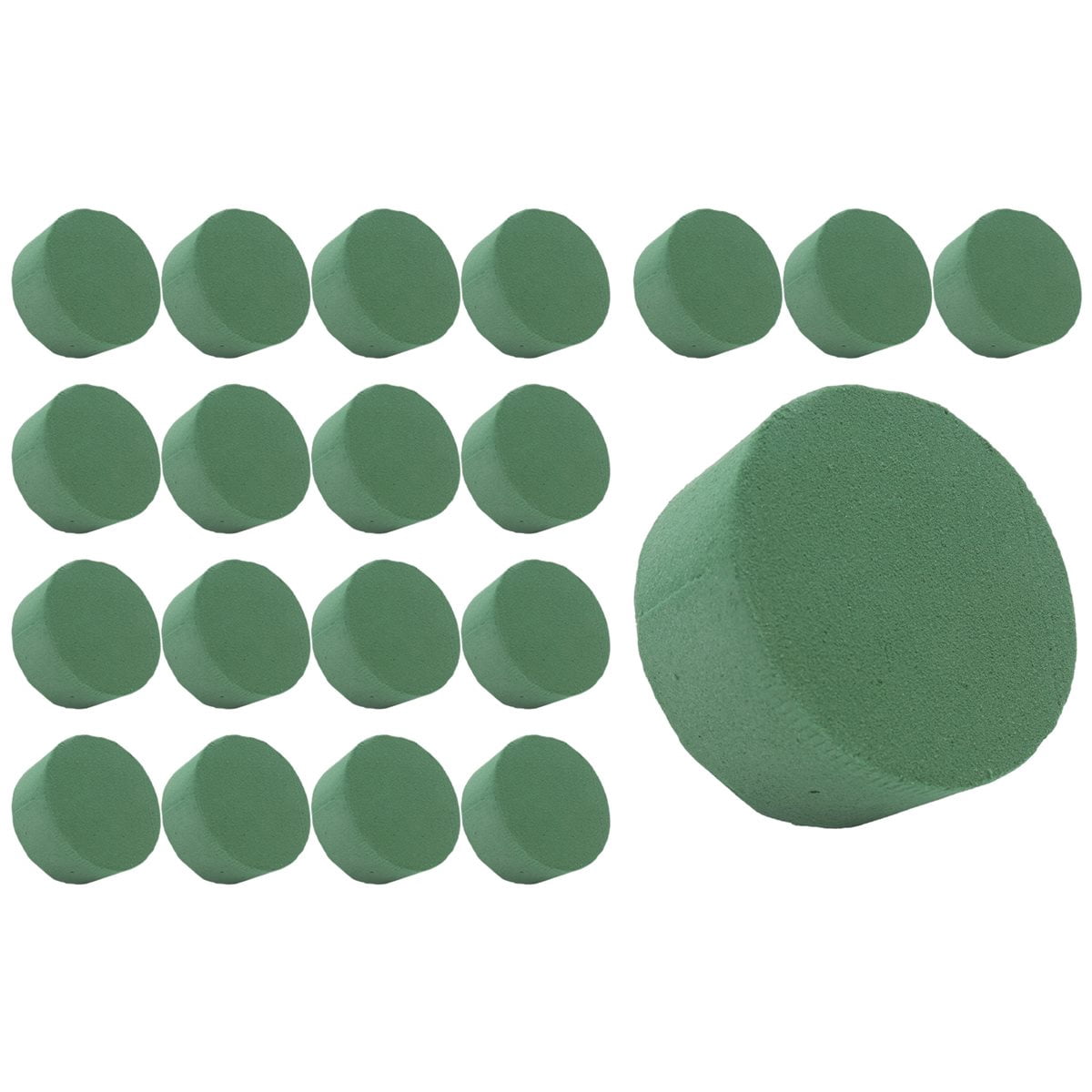 Round Floral Foam Pack of 20,Wet Florist Block Flower Arrangement Supplies for Craft Project,Party Decoration