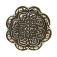 thumbnail image 1 of Round Flower Engraved Belt Buckle, 1 of 2