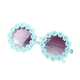 thumbnail image 1 of Round Flower Sunglasses For Baby Girls Boys Cute Flower Shaped 400 UV Protection Glasses For Outdoor Beach, 1 of 3
