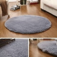 thumbnail image 1 of Round Fluffy Area Rug, 1 of 4