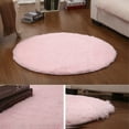 thumbnail image 1 of Round Fluffy Area Rug, 1 of 4