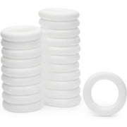 Round Foam Circle Rings, DIY Arts and Crafts Supplies (2.75 in, 24 Pack)