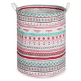 thumbnail image 1 of Round Foldable Home Sundries Storage Hamper Laundry Basket Dirty Clothes Bag Bucket 2, 1 of 8