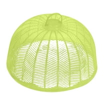 Round Food Cover for Dining Table - Breathable Kitchen Mesh Dome for Meals, Universal Rice & Food Protector with Sturdy Frame