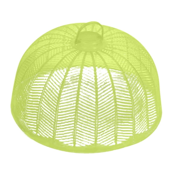 Round Food Cover for Dining Table - Breathable Kitchen Mesh Dome for Meals, Universal Rice & Food Protector with Sturdy Frame