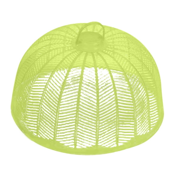 Round Food Cover for Dining Table - Breathable Kitchen Mesh Dome for Meals, Universal Rice & Food Protector with Sturdy Frame
