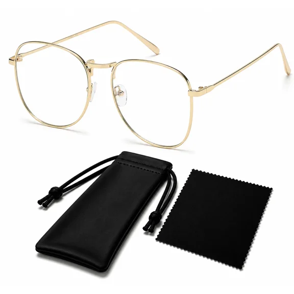 Round Frame Classic Clear Lens Fashion Glasses Men Women