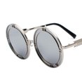 thumbnail image 1 of Adult Sunglasses Round Frame Metal Design Fashionable Sun Glasses with Strong Resin Lenses and UV400 Protection, 1 of 1
