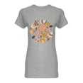 thumbnail image 1 of Round Frame With Bakery Design Shaped T-Shirt Women -Image by Shutterstock, Female x-Large, 1 of 2