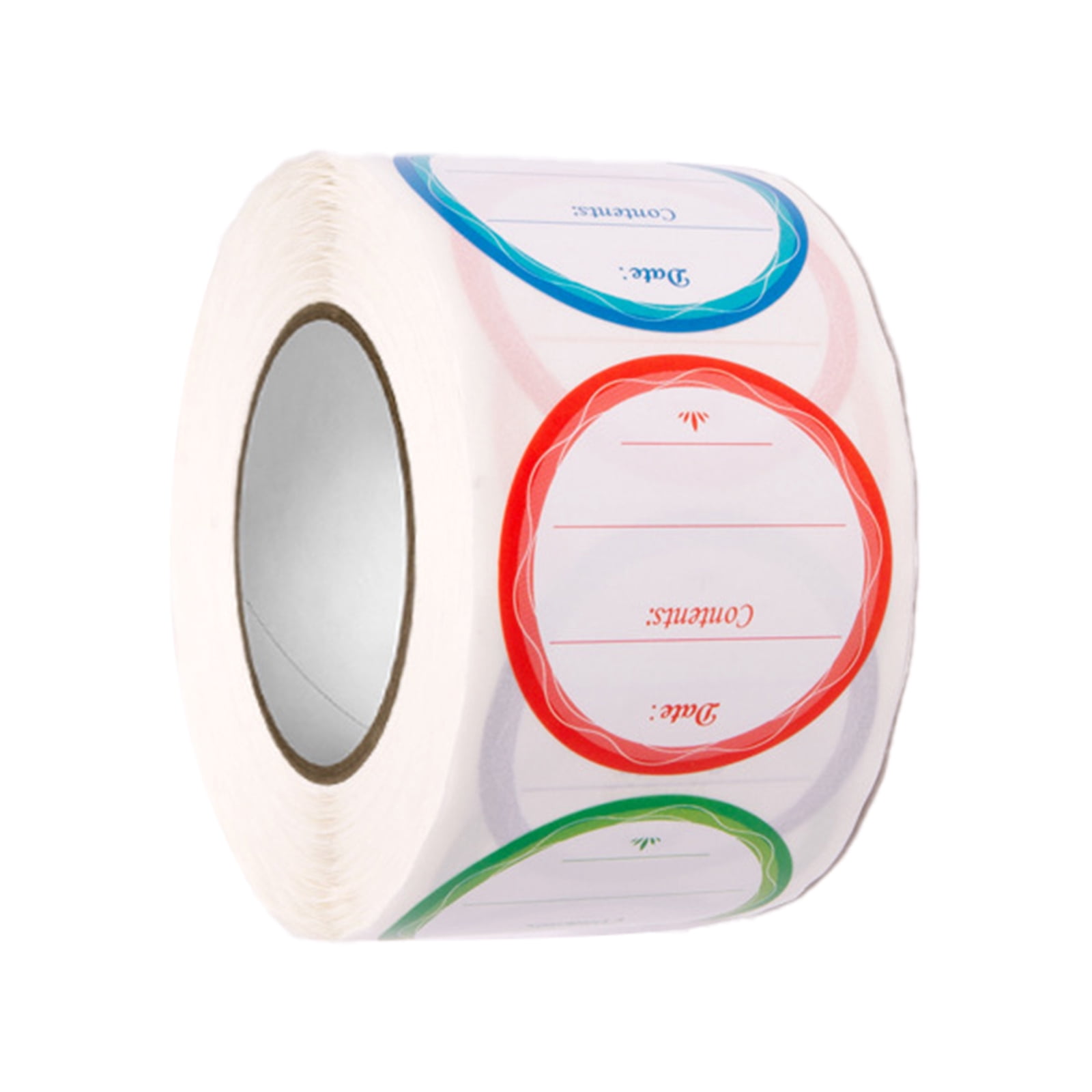 Refreezer Sticker Round Freezer Labels Kitchen Storage Adhesive for Fridges Management ...