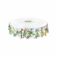 thumbnail image 1 of Round French Provencal Tablecloth Antilles White, 90" Round, Easy-Care Cotton Coated French Tablecloth, Spill Resistant Wipeable, Tissus Toselli, Acrylic Coated 100% Cotton, Provencal French Luxury..., 1 of 2