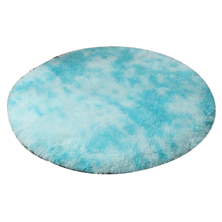 Round Fuzzy Rug under $5! Yannianjz Round Rug for Girls Bedroom, Soft Circular Carpet for Nursery and Dorm, Fuzzy Area Rug for Kids Room, Non-Slip Floor Mat for Teen Girls Room Decor