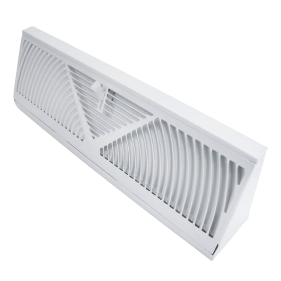 Round Galvanized Steel Wall Vent 180 Degree Airflows Quiet Operate for House