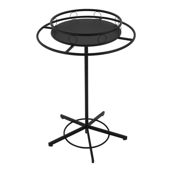 Round Garment Rack Rotatable Clothes Hanging Rack Freestanding Round Clothing Rack Adjustable Clothing Retail Display Stand for Clothing Stores, Photo Studios, Dance Halls