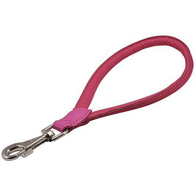 Leather traffic clearance leash
