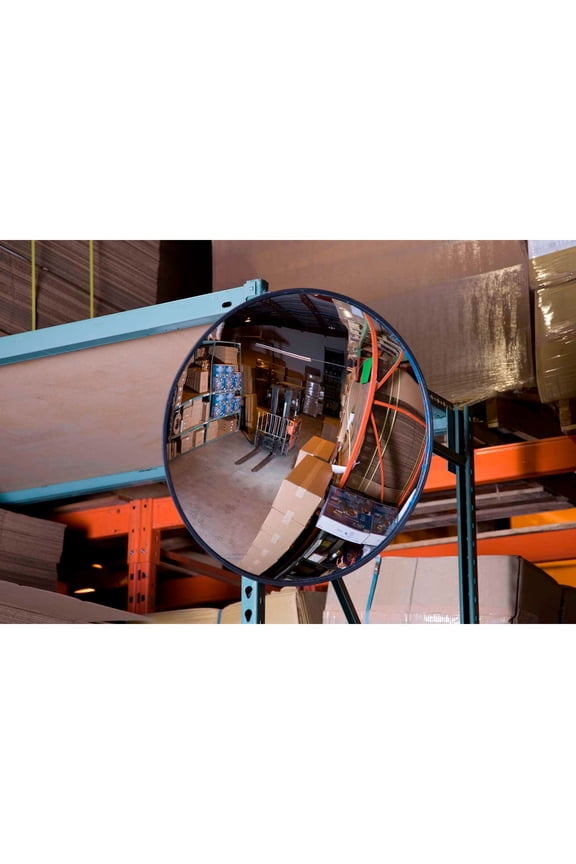 Round Glass Convex Mirror Indoor 18"" Dia. 160 degrees Viewing