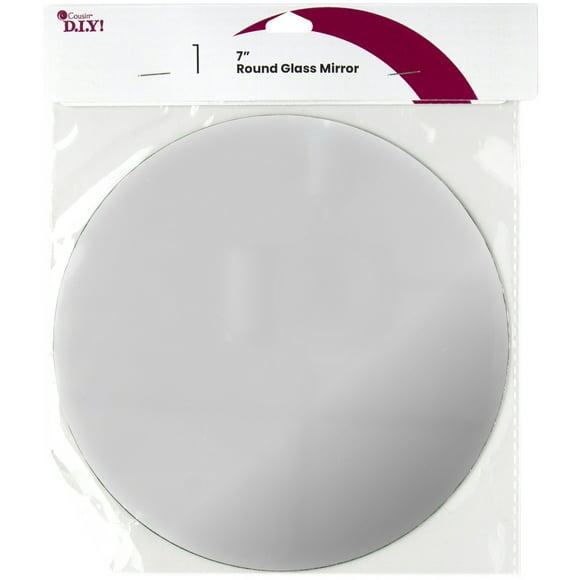CousinDIY Round Glass Mirror-7"
