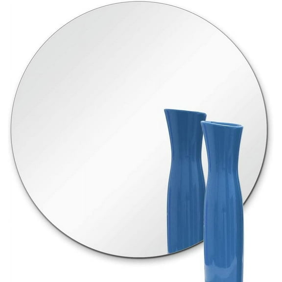 Round Glass Mirror Pack (10) - 6" Home/Centerpiece - 1/4" Thick - Flat Polished