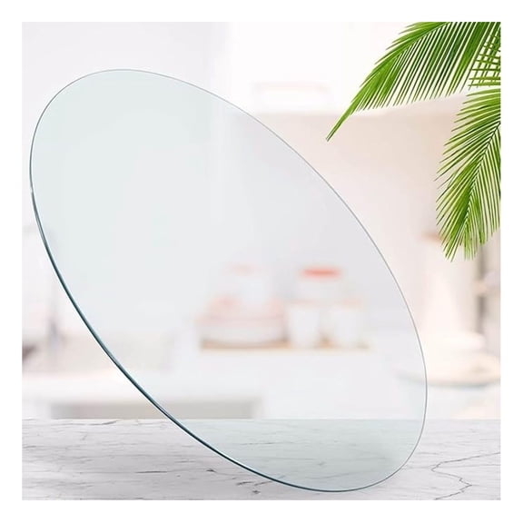 Round Glass Table Top,3/8 Thick Tempered Glass Table Top,40" Edge Polished Dining Table Top,Suitable For Dining Table, Coffee Table, Office Desk, Side Table