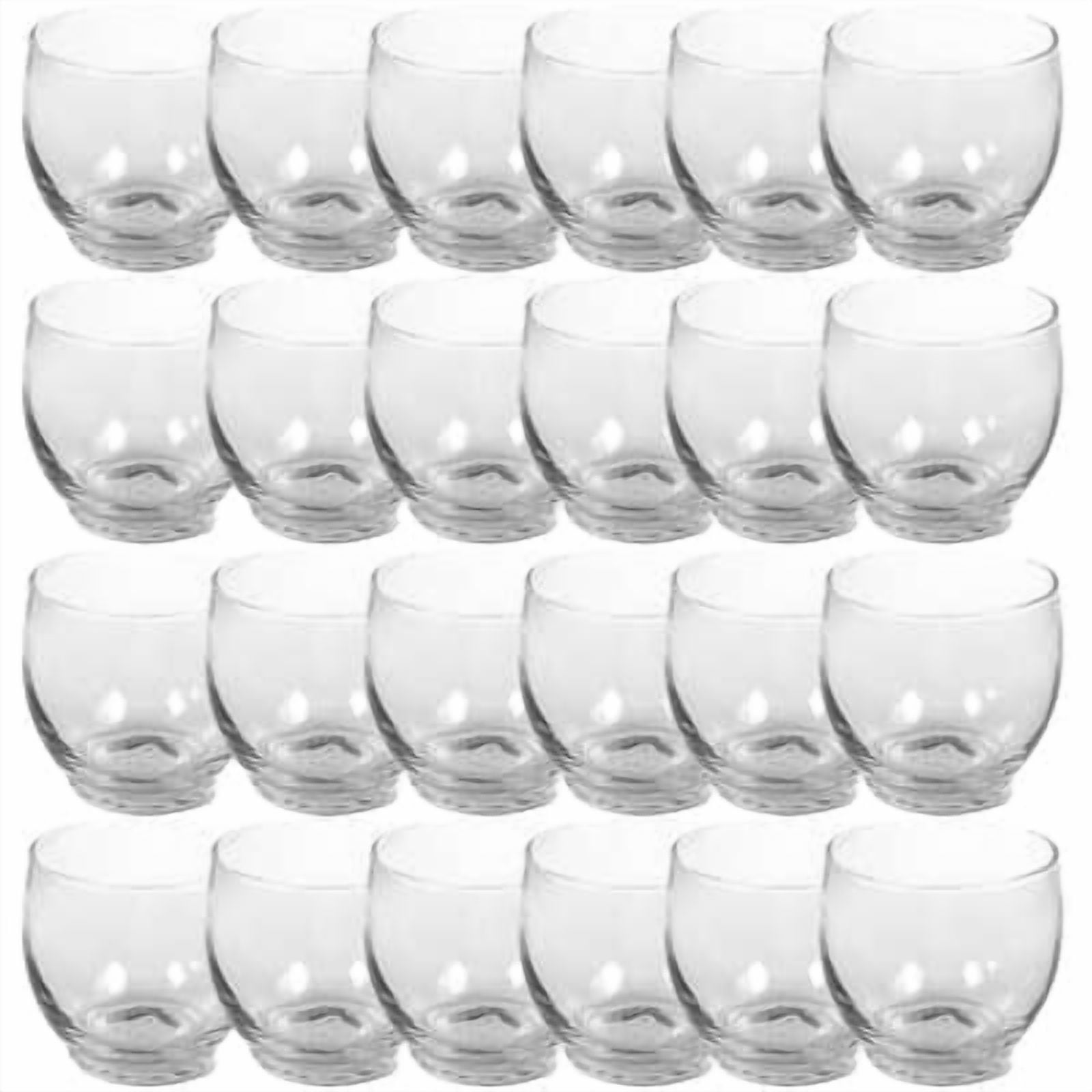 Round Glass Votive Candle Holder by Ashland - Candle Holder for Birthdays - Weddings - Parties - and Baby Showers - Bulk 24 Pack