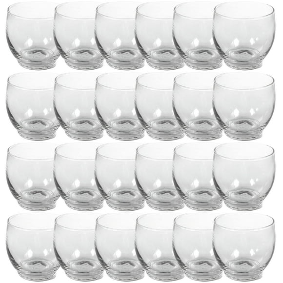 Round Glass Votive Candle Holder by Ashland - Candle Holder for Birthdays - Weddings - Parties - and Baby Showers - Bulk 24 Pack