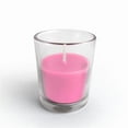 thumbnail image 1 of Round Glass Votive Candles, Hot Pink - 12 Piece per Box, 1 of 1
