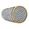 thumbnail image 1 of Round Gold CZ Micro Pave Bling Ring (11), 1 of 1