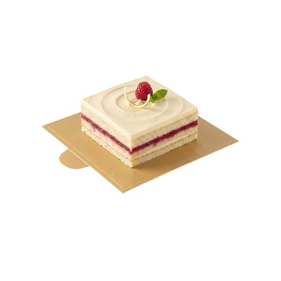 Pastry Tek Round Gold Paper SturdyServe Base - 3" x 3" - 200 count box