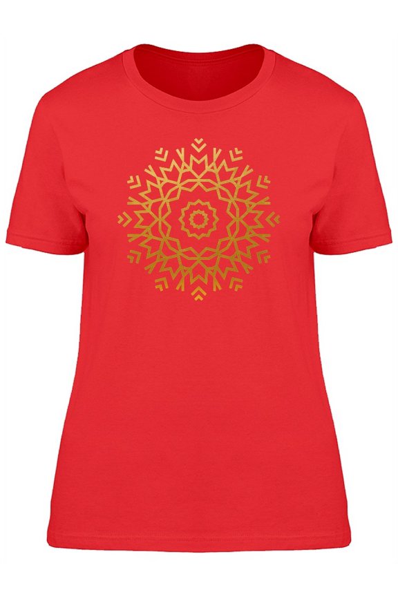 Round Golden Ornament Tee Women's -Image by Shutterstock
