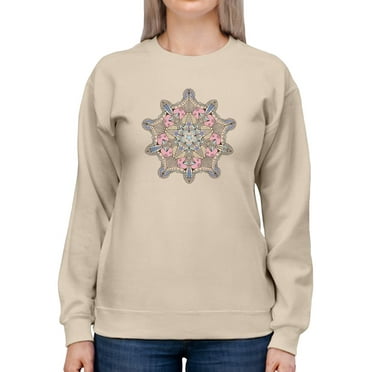 Round Gradient Sweatshirt Women -Image by Shutterstock, Female XX-Large