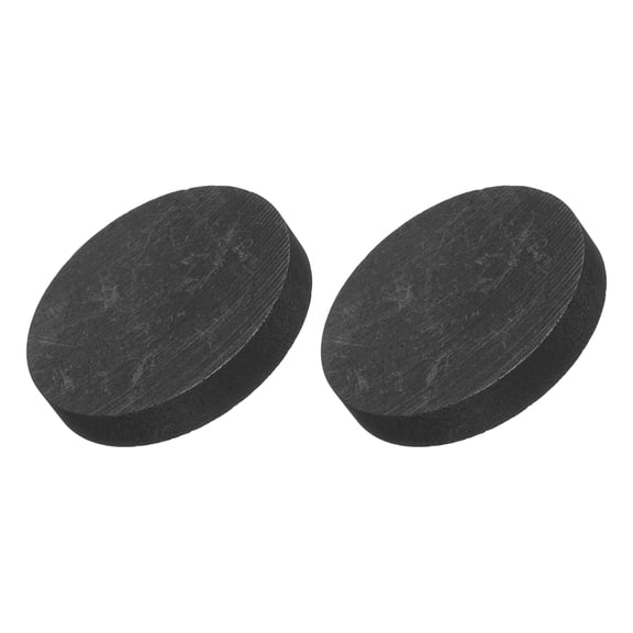 Round Graphite Block Disk Ingot High Purity Graphite Electrode Plate Sheet 30x5mm for Melting Casting Electrolysis, Pack of 2