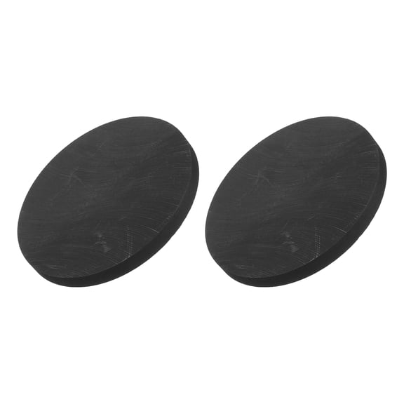 Round Graphite Block Disk Ingot High Purity Graphite Electrode Plate Sheet 60x5mm for Melting Casting Electrolysis, Pack of 2