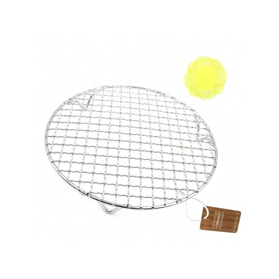 Round Grill Barbecue Net, Wire Steaming Cooling Rack, Wire Pan Grate, XC Rack, Icing Rack, Round Shape