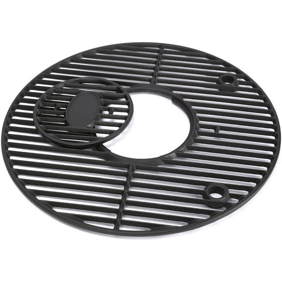 Round Grill Grate 19.5" for Ceramic Grill, Pit Boss K24, Louisiana Grills K24, Char-Griller 16620, Solid Rod Round Coookin Grate Grill Grid, Cast Iron