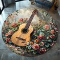 thumbnail image 1 of Round Guitar Rug 5 ft = 155 cm, 1 of 5