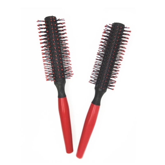 Round Hair Brush Salon Roller Comb Professional Curling Straightening Styling Brush for Hairdressing